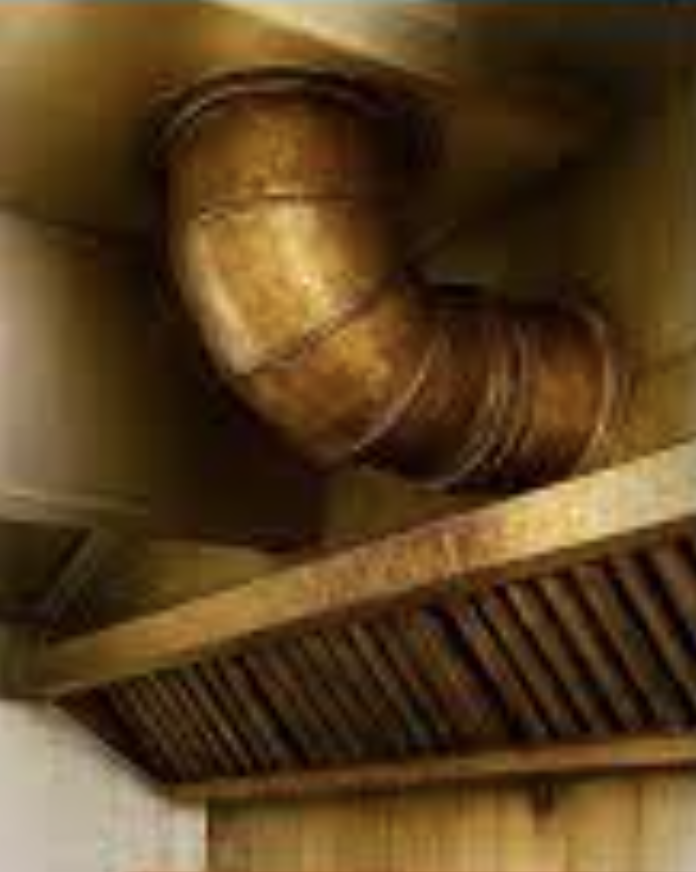 Restaurant Kitchen Exhaust Cleaning - Before